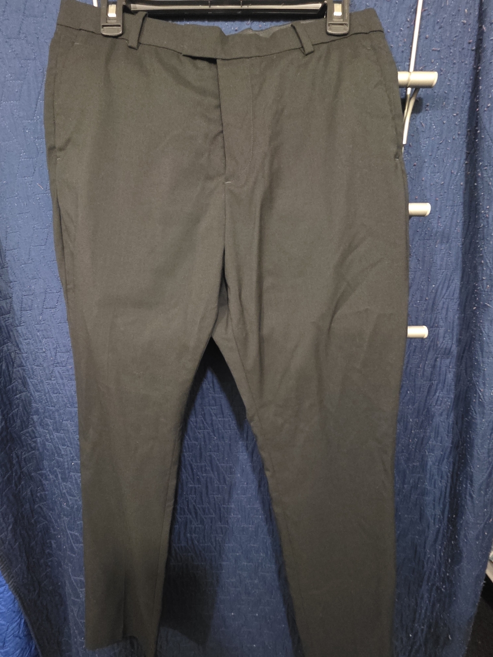 H&M Men's Black Dress Pants - Slim Tailored Style